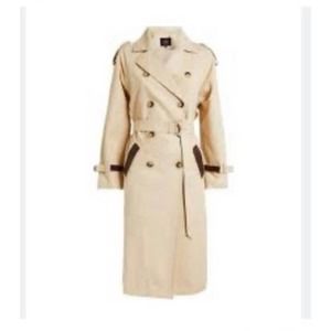 Maje Double Breasted Trench Coat Long Sleeve Women's Size 40 / L NWT